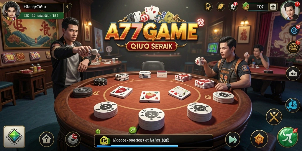 Tampilan gameplay A777GAME yang seru dan menarik.