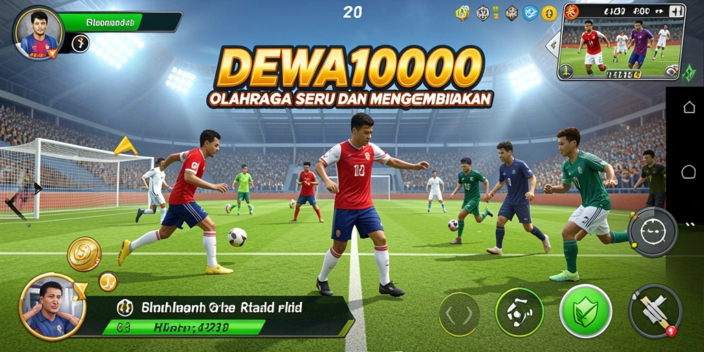 Gameplay seru dari DEWA1000 yang penuh aksi olahraga.