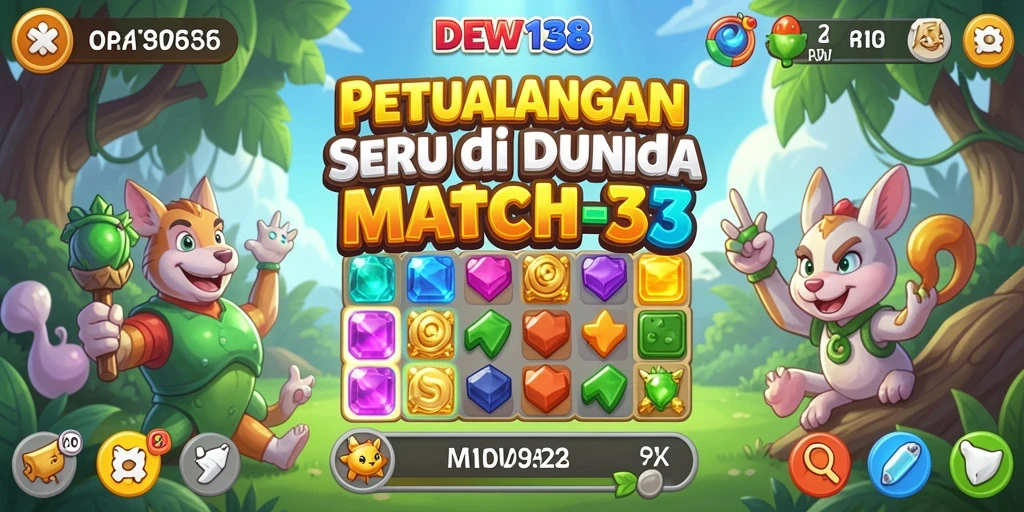Tampilan gameplay DEWI138 yang menarik dan penuh warna.