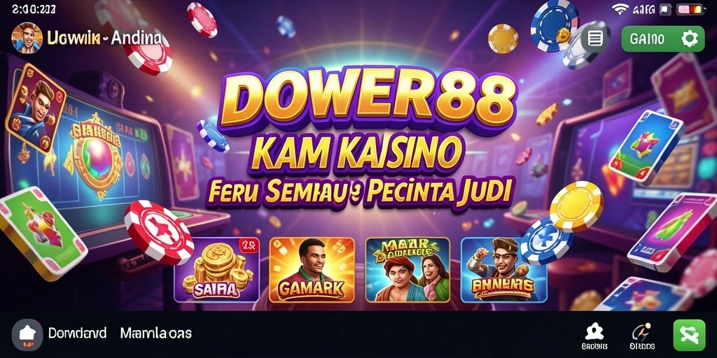 Screenshot DOWER88 menampilkan gameplay Kasino yang seru dan mengasyikkan.