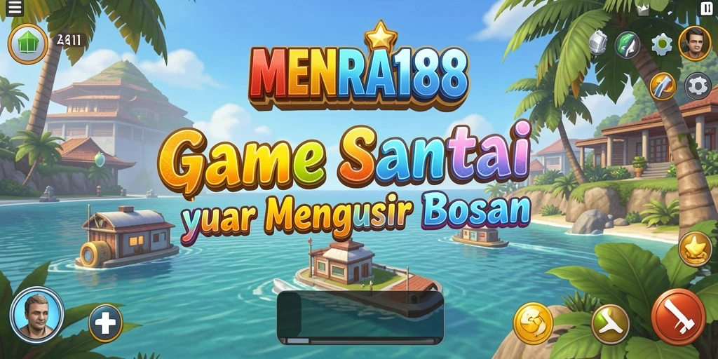Screenshot MENARA188 menampilkan gameplay membangun menara yang penuh warna.