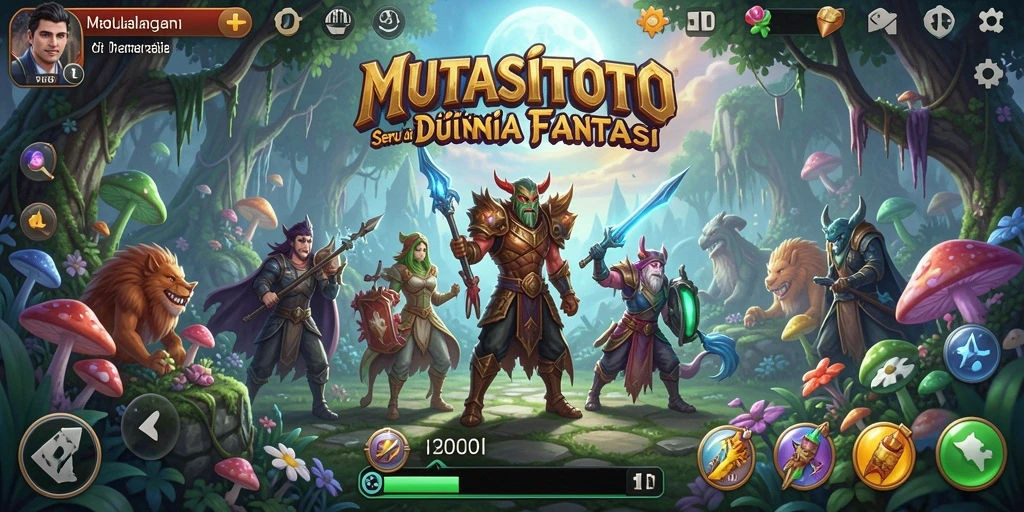 Tampilan gameplay MUTASITOTO yang mendebarkan dan penuh warna.