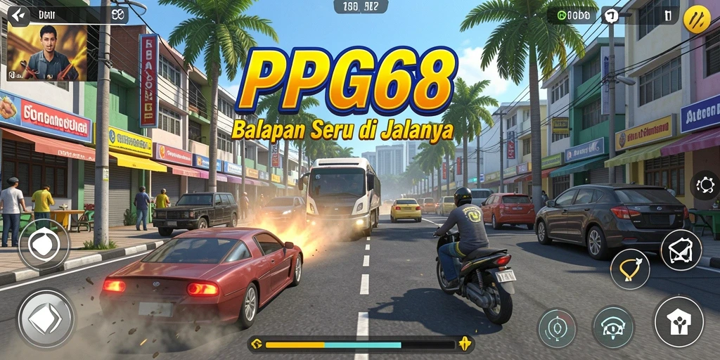 Gameplay balapan seru dengan grafis mengesankan.