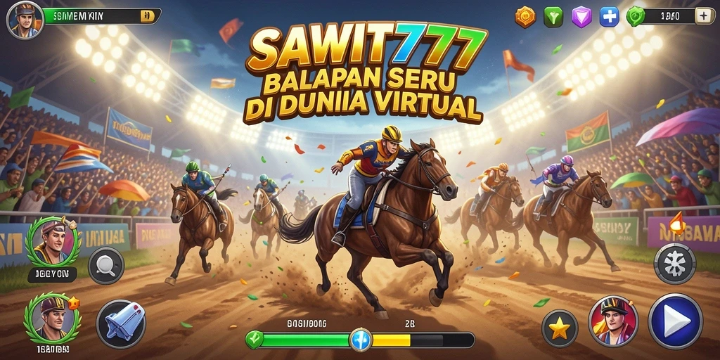 Tampilan seru dalam balapan mobil di SAWIT777.