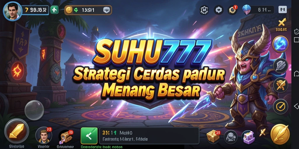 Tampilan gameplay strategi mendebarkan dari SUHU777.
